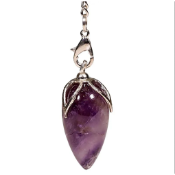 Lotus Pendel Amethyst Spitze
